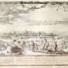 Nicolaes Visscher, Henri du Sauzet, Dantzig z "Atlas de Poche..." Amsterdam 1739-reprint z pocz. XX w. - obrazek 2